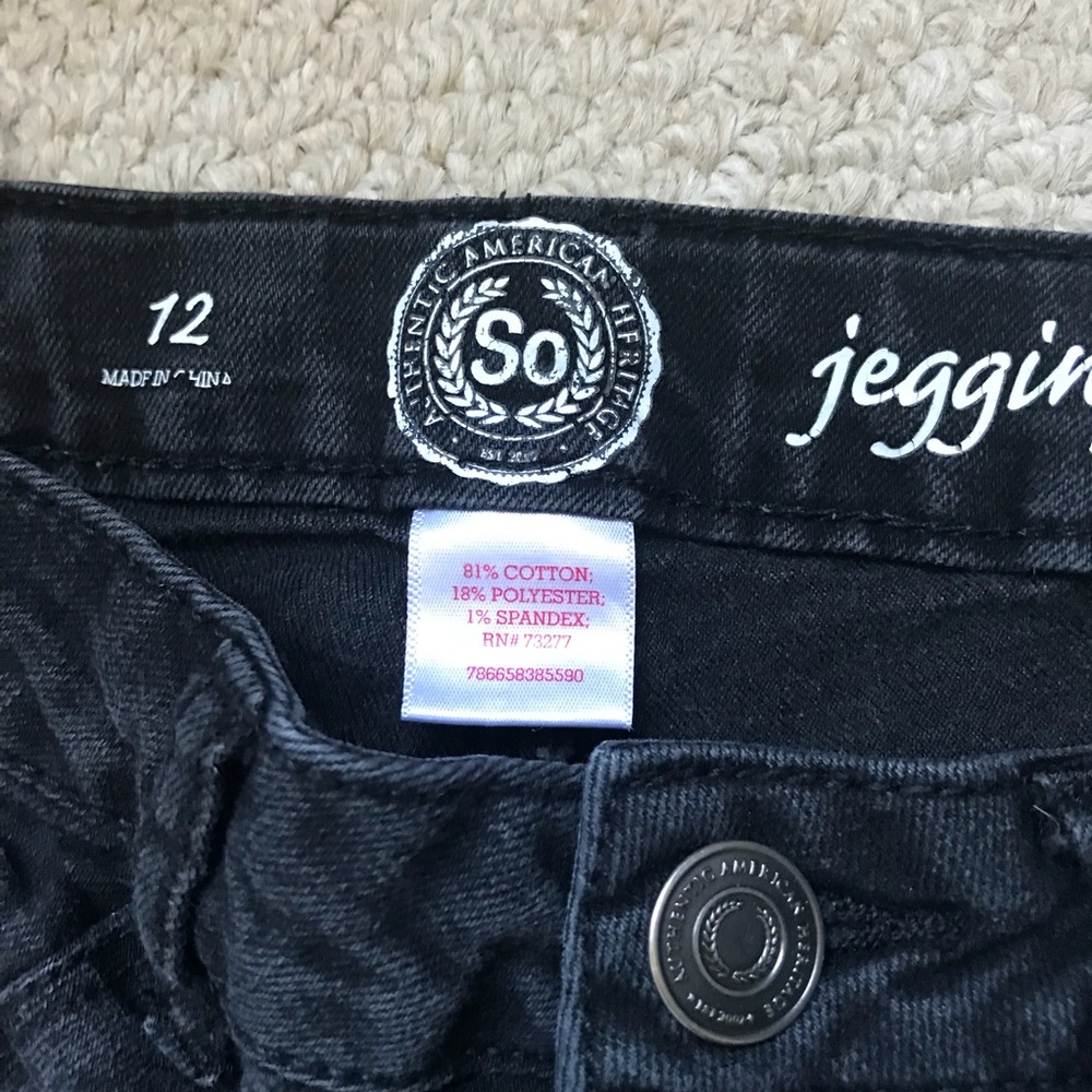 Custom Black Ripped Jeans - Picture 6 of 7
